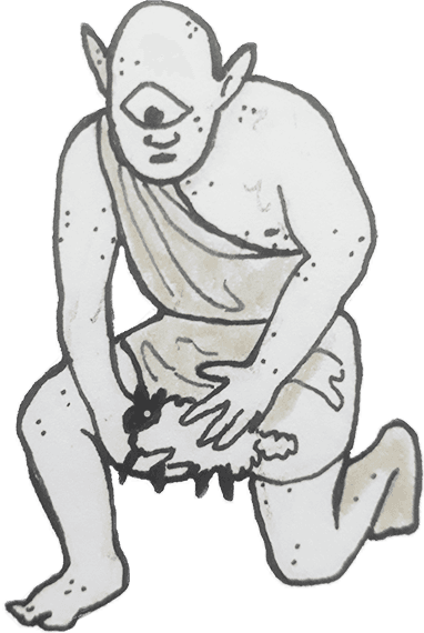 illustration of a cyclops mythical creature